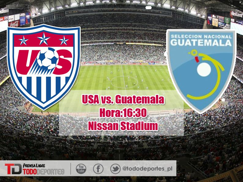 Estados Unidos y Guatemala se miden esta tarde en Nashville previo a la Copa Oro. (Foto Prensa Libre: TodoDeportes)