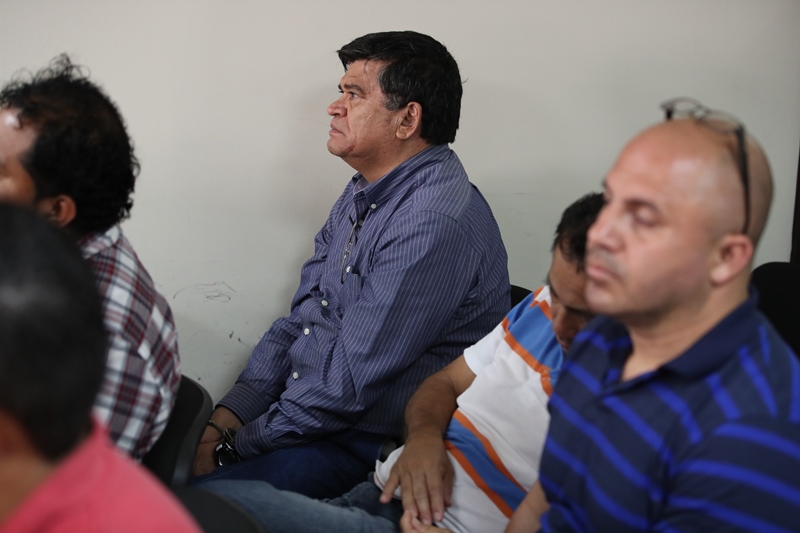 El exalcalde de Chinautla, Arnoldo Medrano, durante la audiencia del pasado martes. (Foto Prensa Libre: Hemeroteca PL).