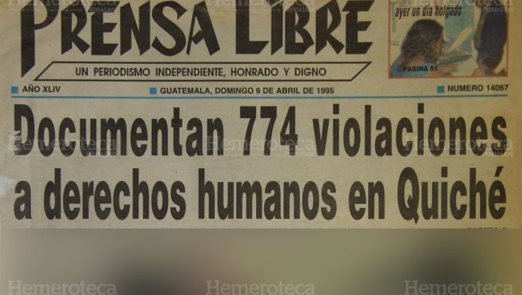 Ejército y URNG cometen violaciones a derechos humanos – Prensa Libre