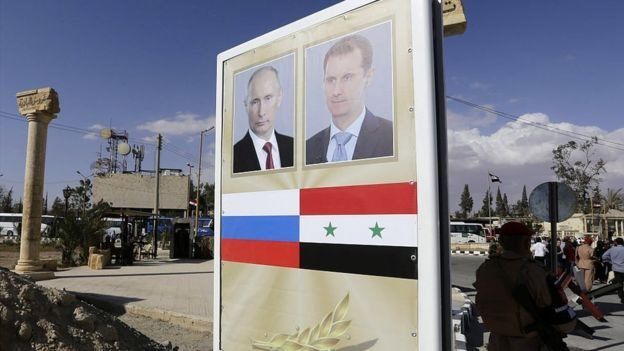 El compromiso de Rusia con Siria ha sido clave para la supervivencia de Al Assad. LOUAI BESHARA/AFP/GETTY IMAGES