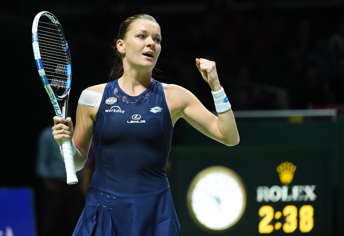 Radwanska dejó en el camino a la española este sábado. (Foto Prensa Libre: AFP)