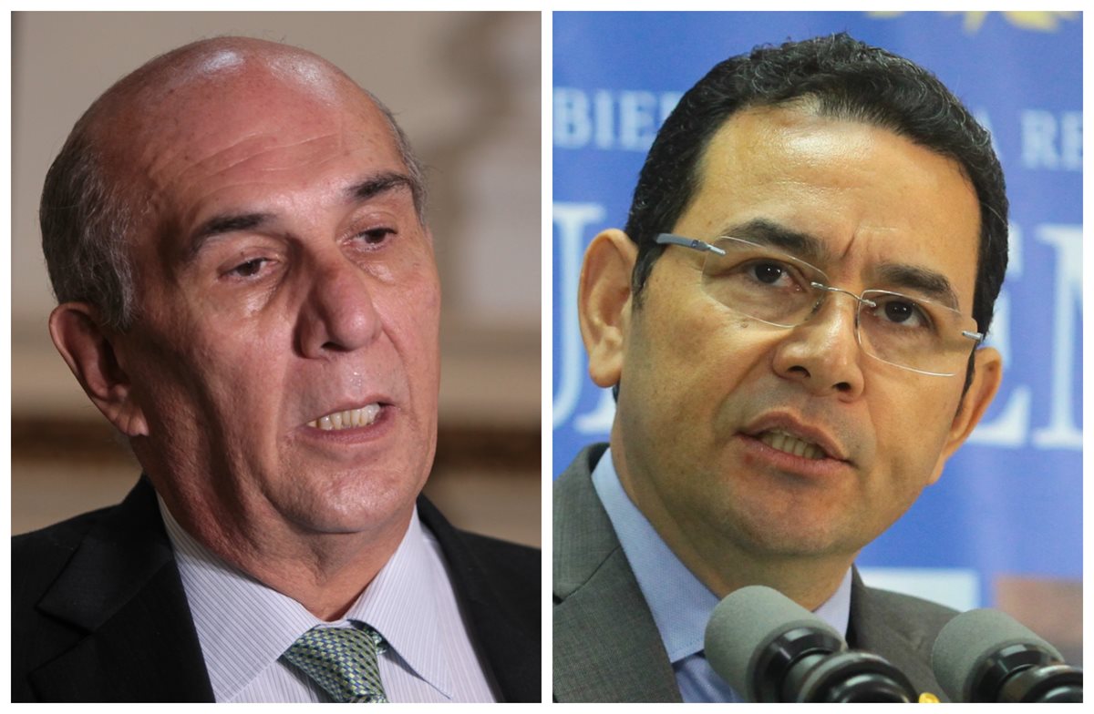 Mario Taracena se comunicó con Jimmy Morales por teléfono para hablar sobre los rumores de golpe de Estado.