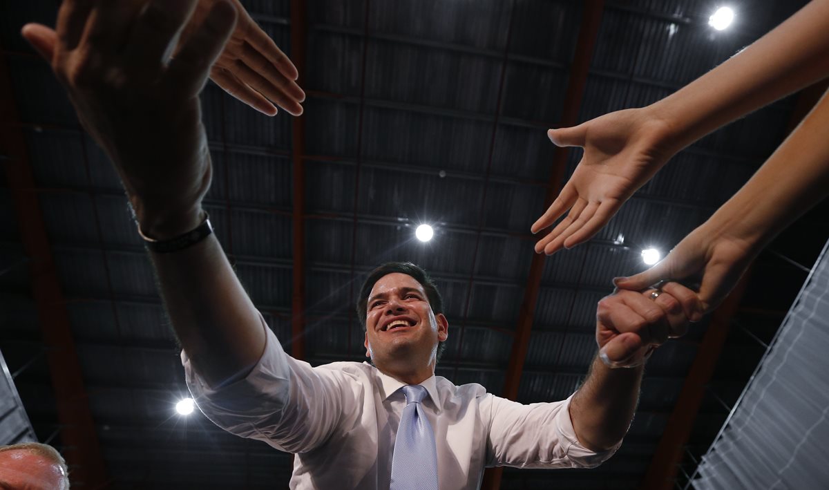 Marco Rubio gana las primarias republicanas en Puerto Rico. (Foto Prensa Libre: AFP).