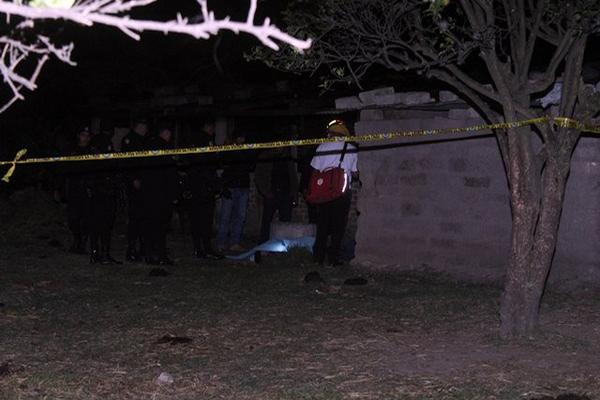 Lugar donde murió baleado Édgar Estuardo López, en la cabecera de Jalapa. (Foto Prensa Libre: Hugo Oliva)
