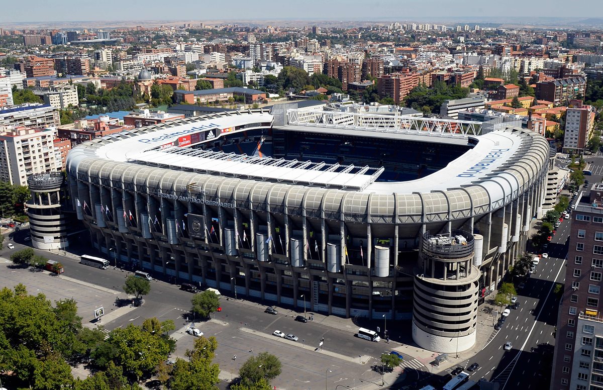 El estadio Santiago Bernabéu será la sede de la final de la Copa Libertadores. (Foto Prensa Libre: AFP)