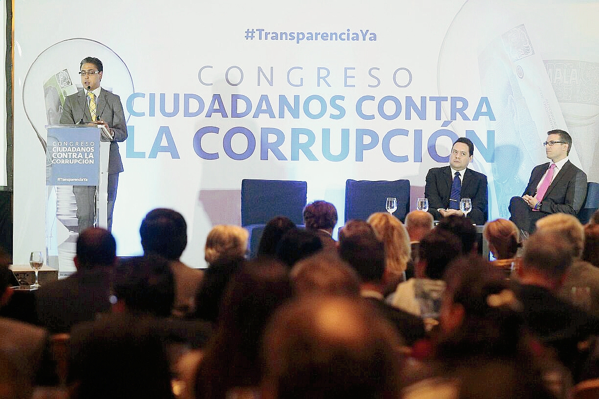 Varios sectores de la sociedad civil se unen contra la Corrupción. Foto Prensa Libre: Álvaro Interiano.