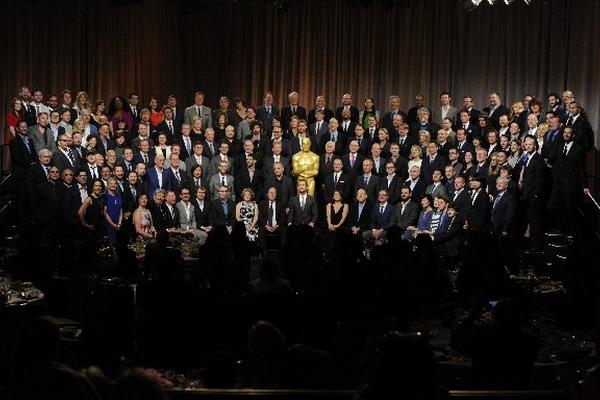  Los nominados asisten al habitual almuerzo previo a los Óscar. (Foto Prensa Libre: EFE)