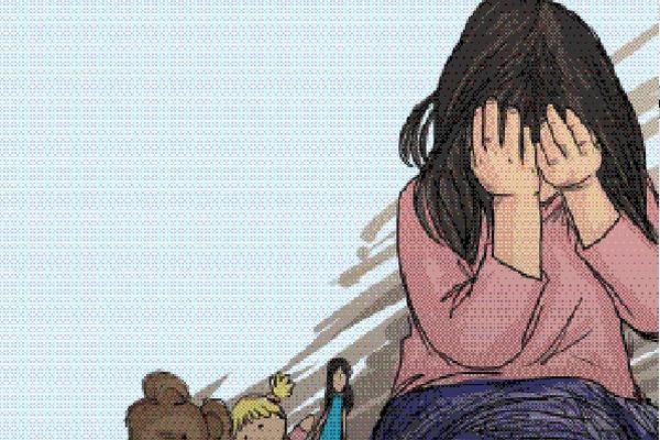 Los abusos sexuales persisten y las víctimas más recurrentes son  niños y adolescentes  (Ilustración Prensa Libre: Kevin Ramírez)
