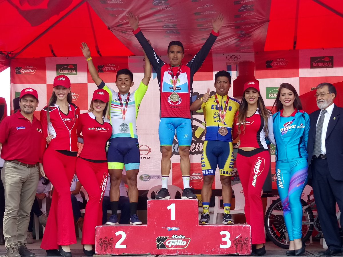Byron Guamá, ganador de la octava etapa de la Vuelta a Guatemala, es líder de metas volantes. (Foto Prensa Libre: cortesía CDAG)