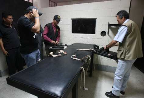 Módulo donde se aplica la inyección letal. (Foto Prensa Libre: Archivo)