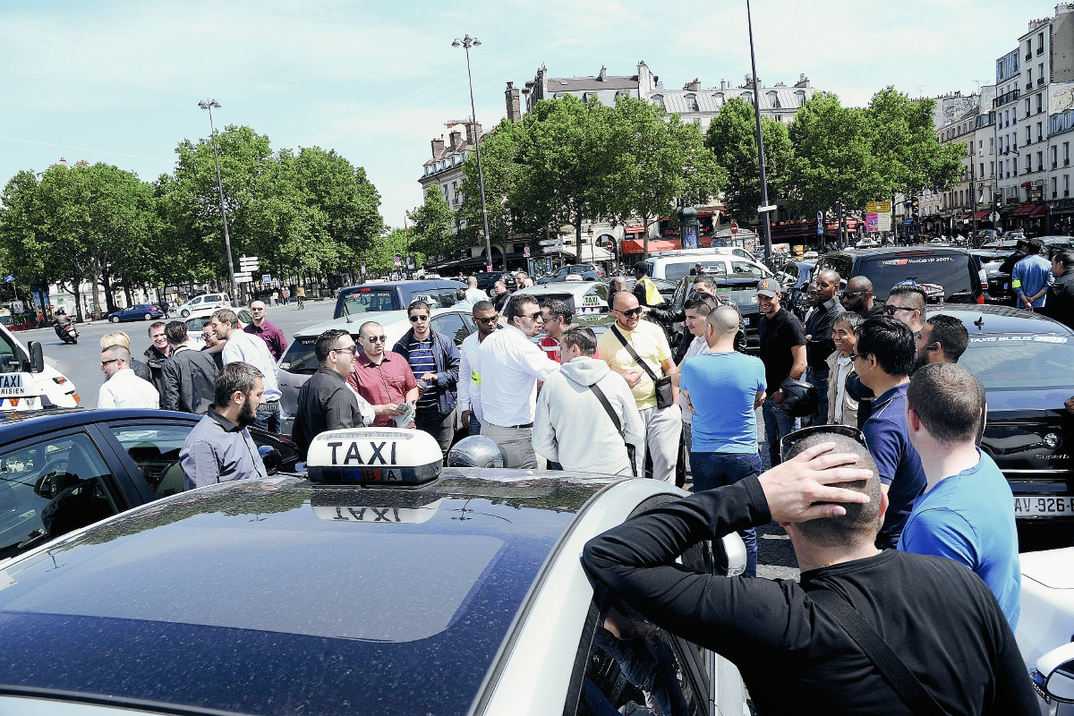 La llegada del servicio a varios países ha generado descontento entre los taxistas. (Foto Prensa Libre: Hemeroteca: PL