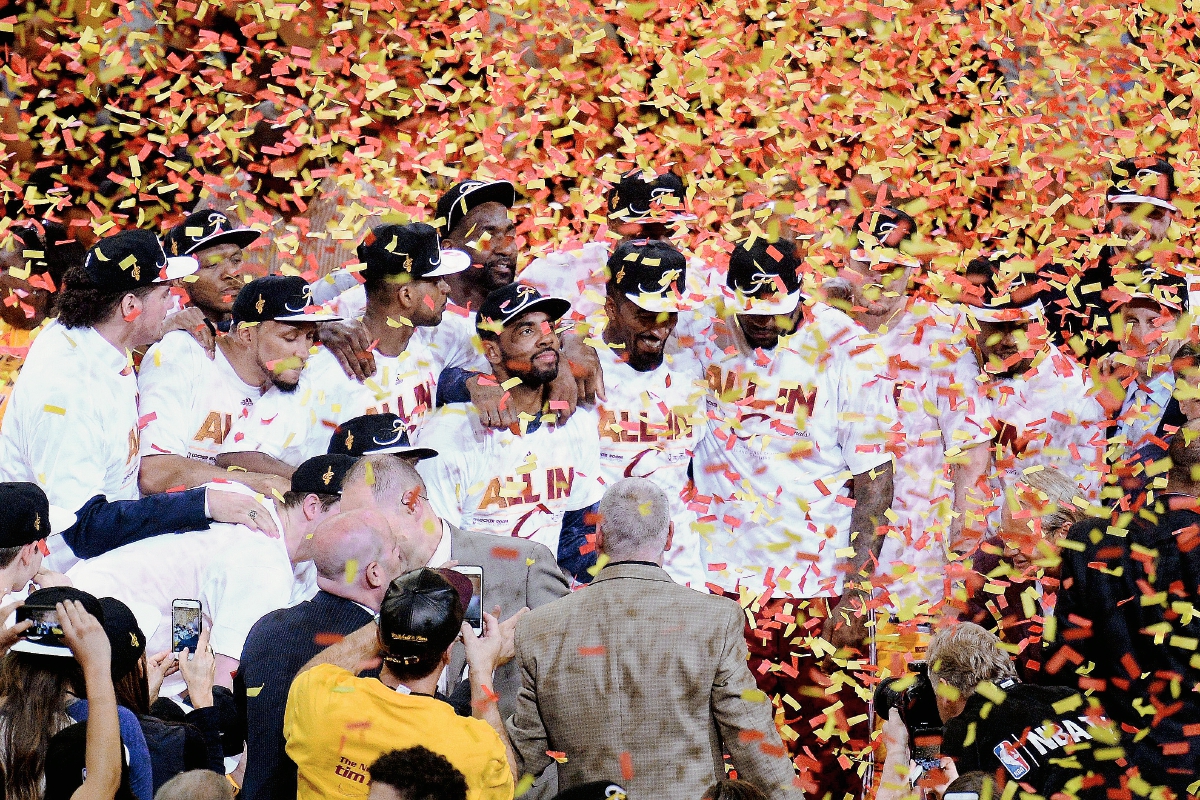 Cleveland flamante campeón de la Conferencia Este. (Foto Prensa Libre: AFP)