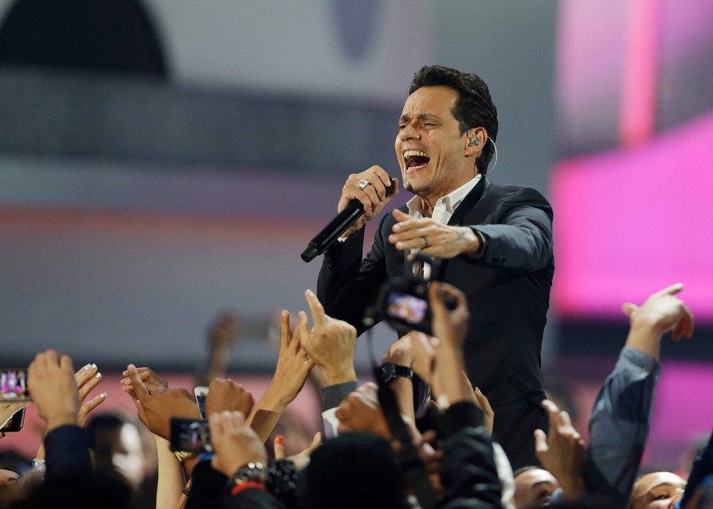 Estrellas de la música rendirán homenaje a Marc Anthony. (Foto Prensa Libre: AP)