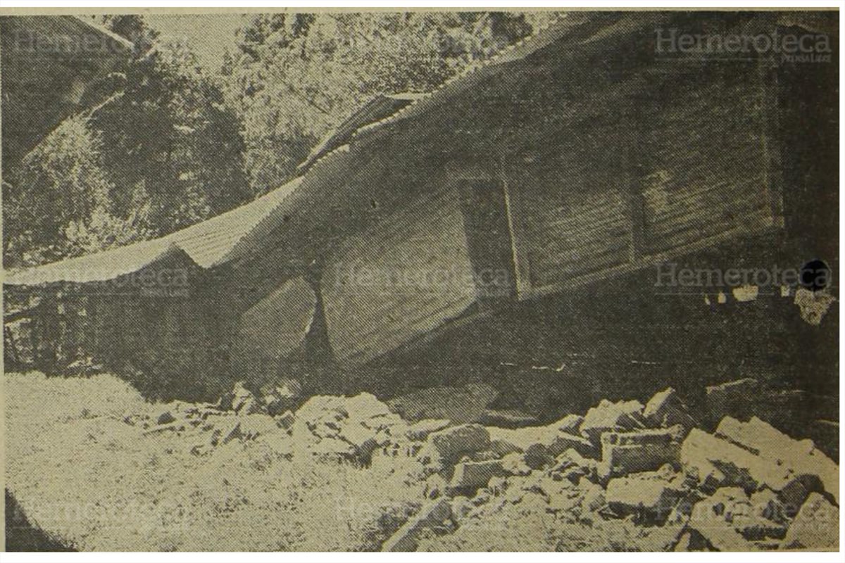 Granja Avícola de Villa Nueva, destruida por el terremoto de 1976. (Foto: Hemeroteca PL)