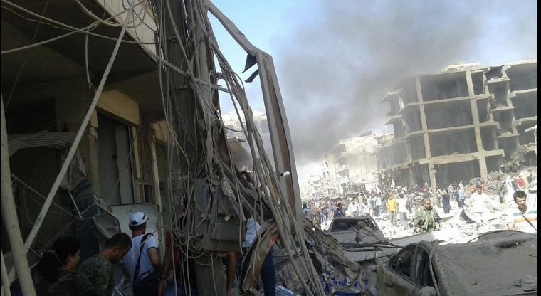 Explosión de coche bomba deja varios muertos en Siria. (Foto Prensa Libre: EFE)