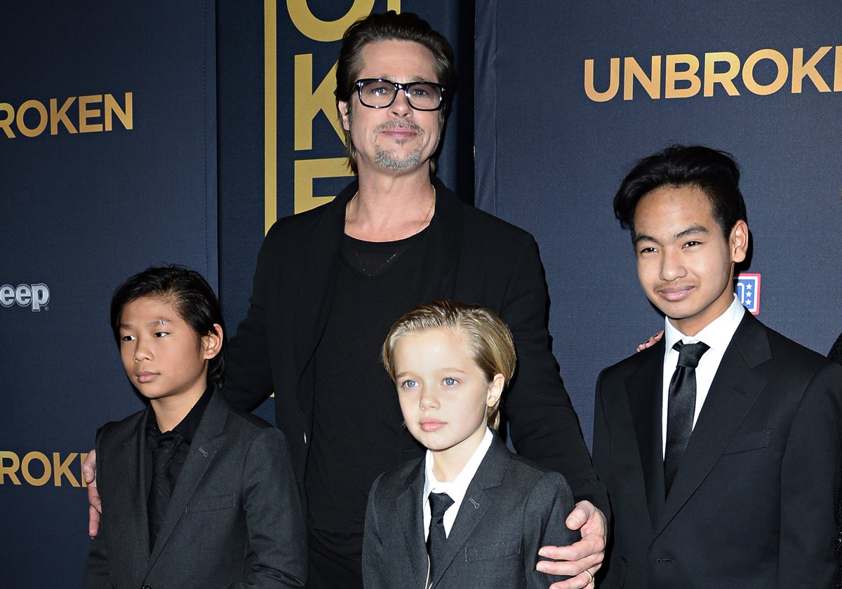 Brad Pitt se centrará en mantener a sus hijos unidos. (Foto Prensa Libre: AP)