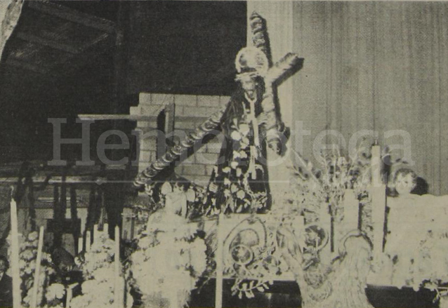 Bodas de Plata de la Procesión del Silencio, nótese el Templo de San José aún en construcción en el año 1979. (Foto: Hemeroteca PL)