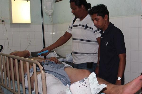 El alcalde de Santa Ana, Petén resultó herido en un atentado perpetrado este martes. (Foto Prensa Libre: Rigoberto Escobar)