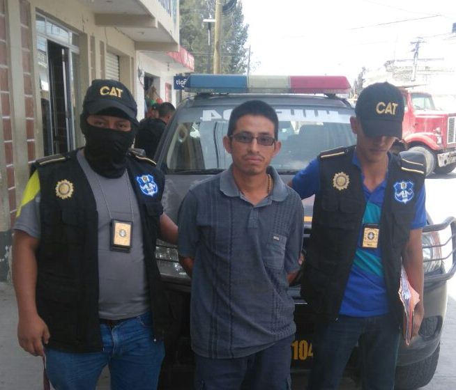 Werner Rafael Francisco es sindicado de la muerte de un hombre. (Foto Prensa Libre: PNC).