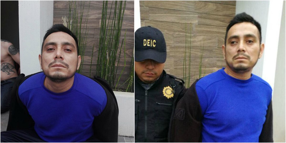 Fernando Muñoz Sinar, alias el Happy, al ser recapturado en Quetzaltenango. (Foto Prensa Libre: PNC)