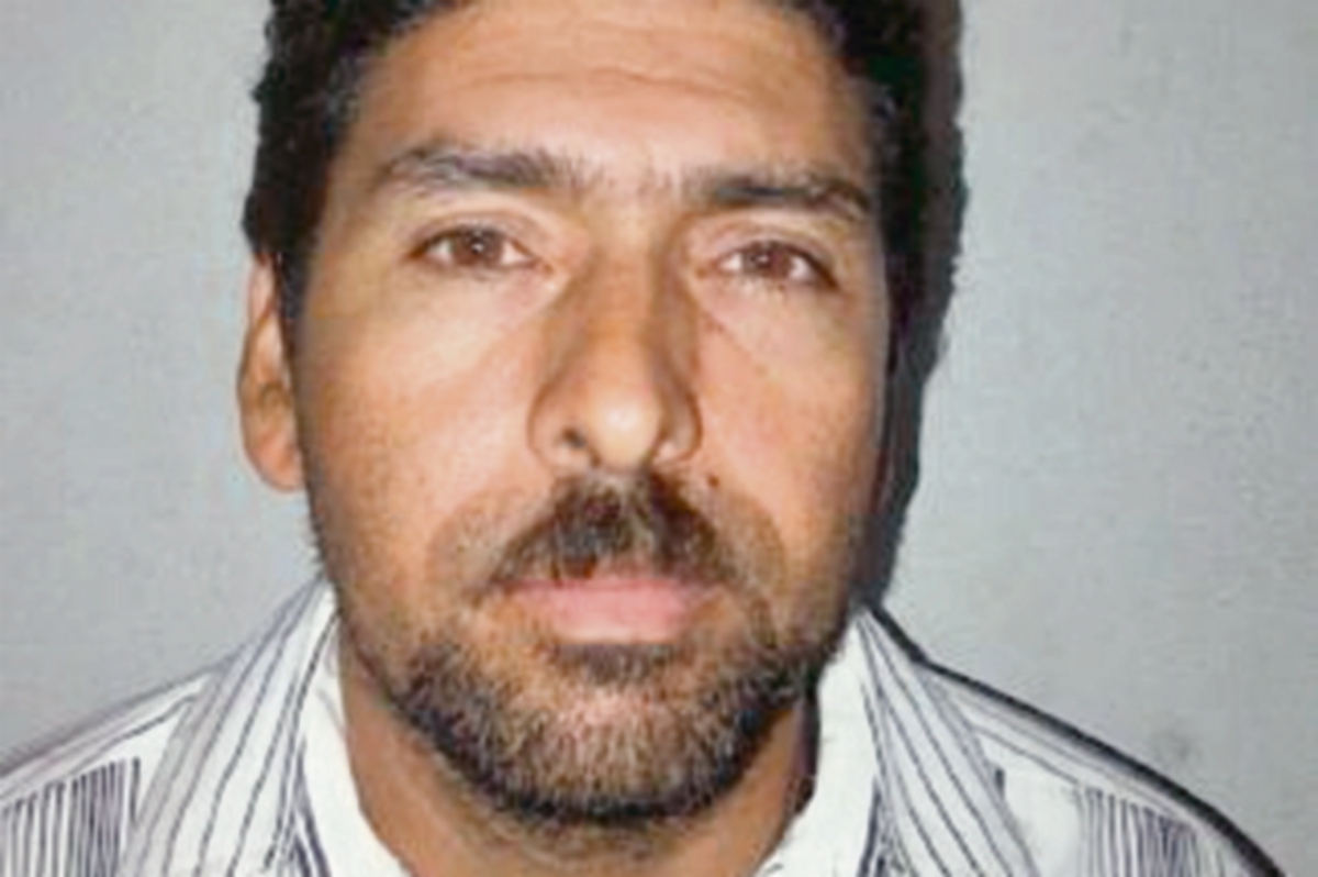 Roberto de  Jesús Pivaral fue aprehendido por la Policía Nacional Civil, sindicado de haber ordenado  la muerte de un hombre en San Rafael Las Flores, Santa Rosa. (Foto Prensa Libre: Oswaldo Cardona)