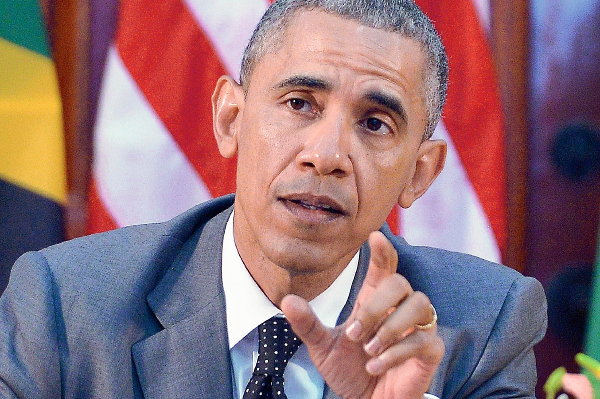 Barack Obama se refirió a Cuba este jueves en Jamaica. (Foto Prensa Libre: AFP).