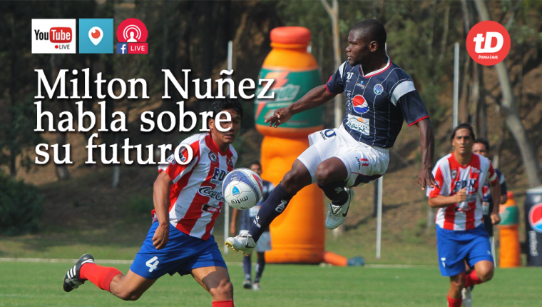 El delantero hondureño Milton "Tyson" Núñez visita Prensa Libre para hablar de su actualidad en el equipo sancarlista y de su futuro. (Foto Prensa Libre: Hemeroteca PL)