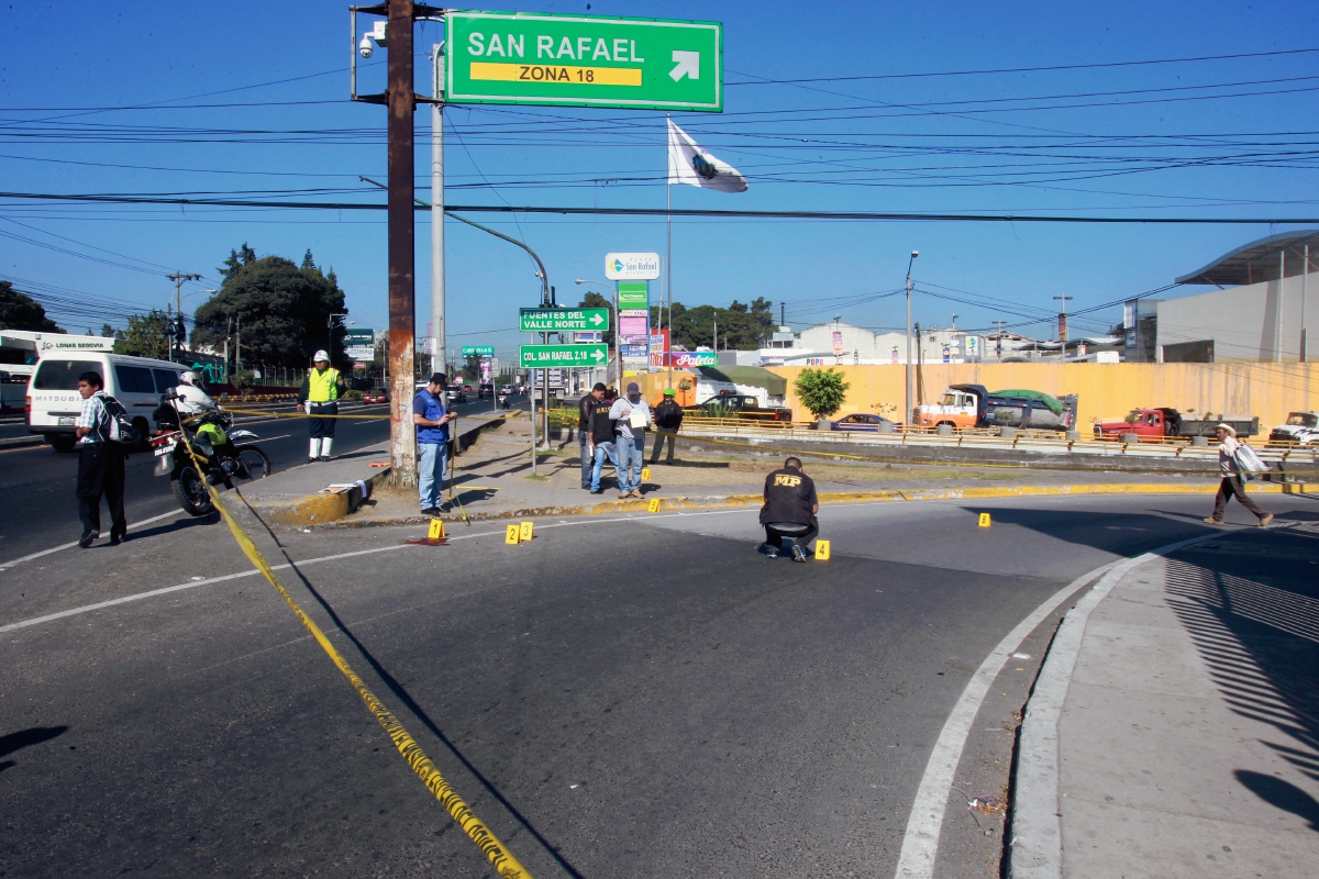 Simón Velásquez  Pérez agente de la Policia Municipal de transito PMT, fue atacado a tiros en la entrada a la colonia San Rafael zona 18 .