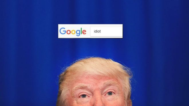 Donald Trump fue objeto de "Googlebombing". (GETTY IMAGES)