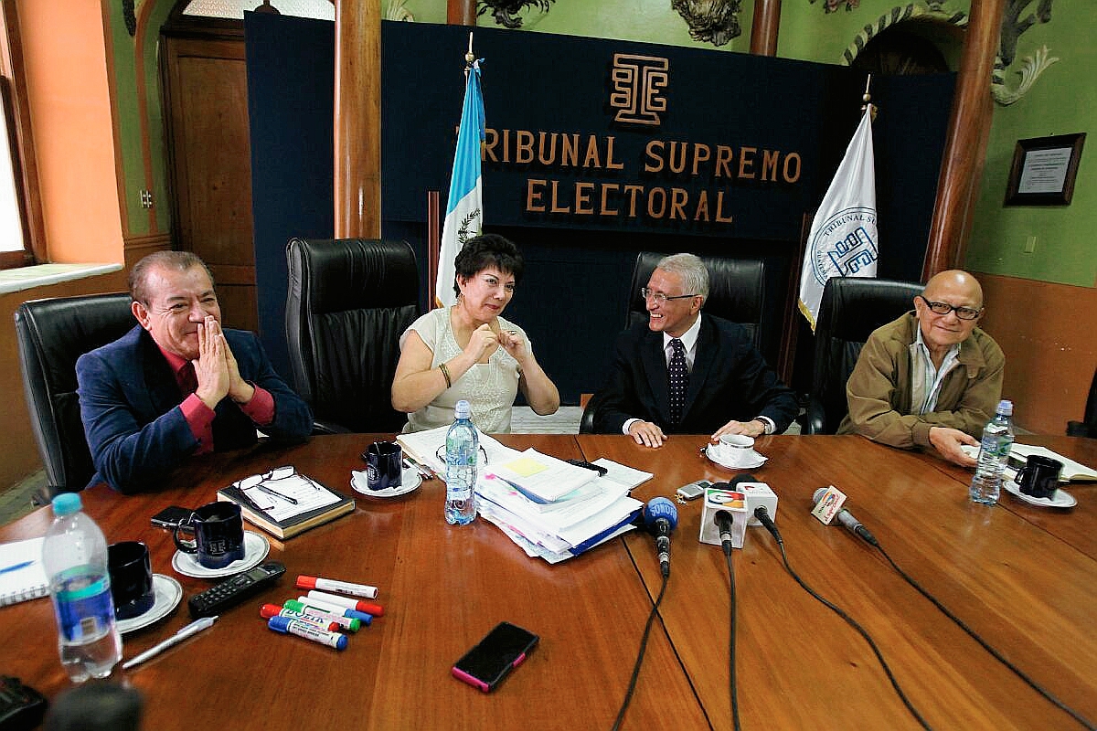 Magistrados del TSE, manifestaron su preocupación por falta de presupuesto ( Foto Prensa Libre:)