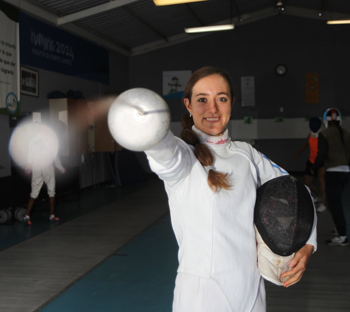 Isabel Brand participará en los Juegos Olímpicos de Río 2016 en pentatlón moderno. (Foto Prensa Libre: Carlos Vicente).