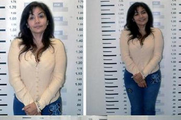 La mexicana Sandra Ávila Beltrán, conocida como la "Reina del Pacífico", sale de prisión en México. (Foto Prensa Libre:AFP)