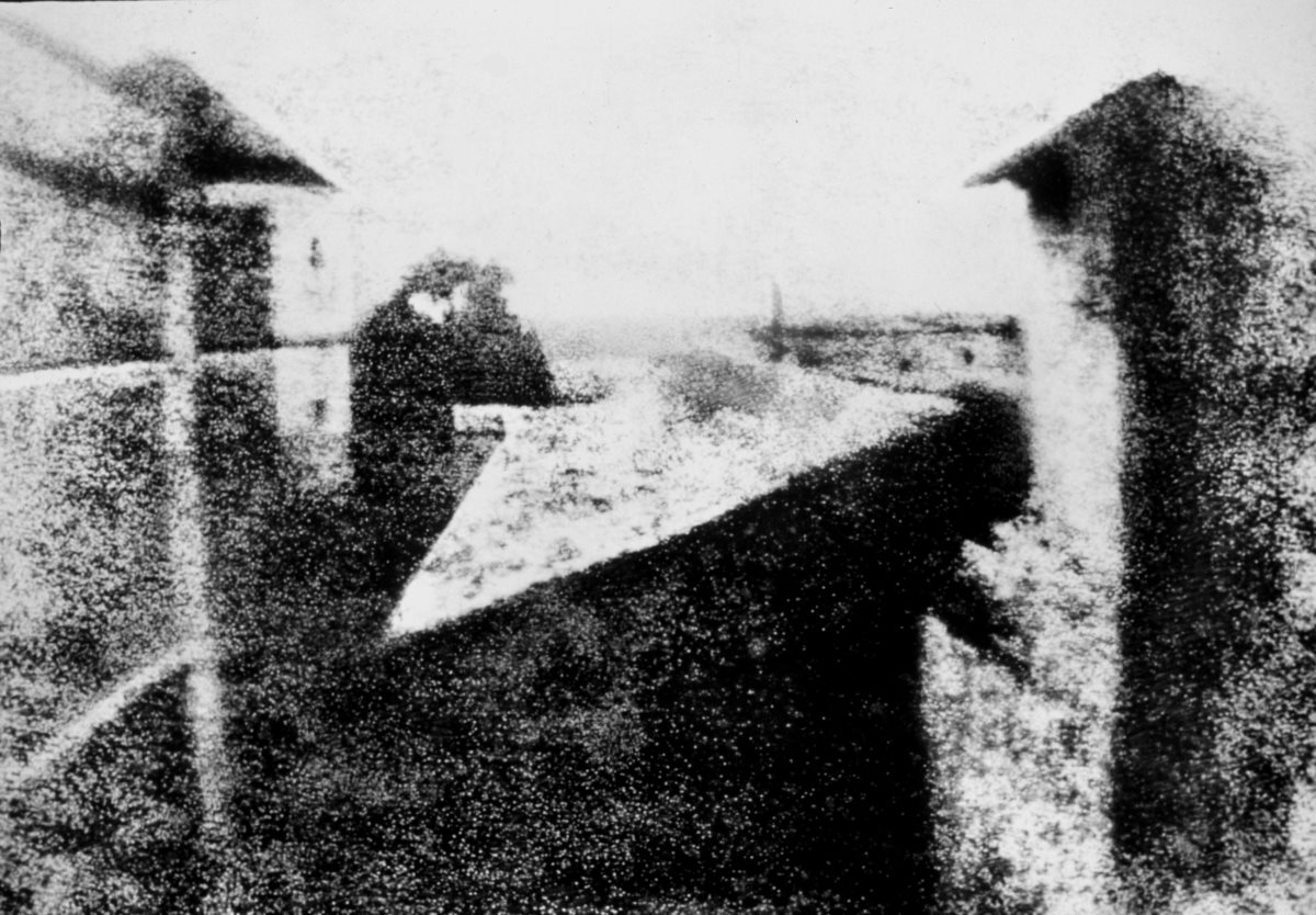 La primera fotografía de la historia data de 1826. (Foto: Internet)