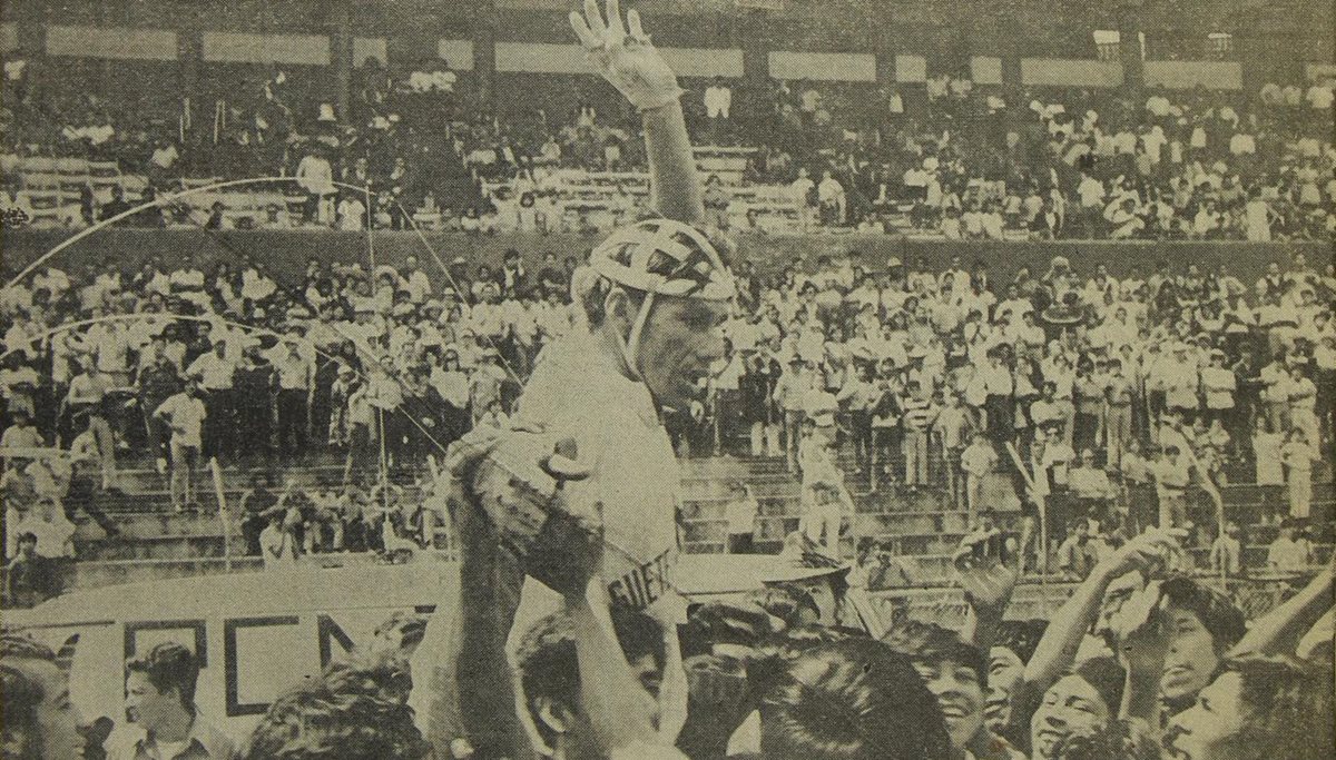 Este sábado fue localizado el cadáver de Samuel de Jesús Herrera, campeón de la Vuelta Ciclística de Guatemala, en 1972, en un sector de San José Pinula. (Foto Prensa Libre: Hemeroteca)