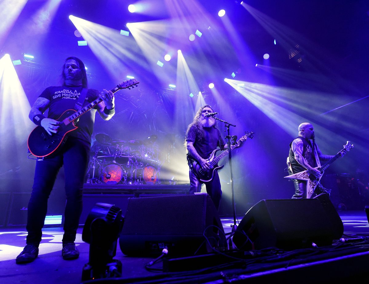 Slayer es una banda estadounidense de thrash metal que tiene más de tres décadas de trayectoria. (Foto Prensa Libre: AFP)