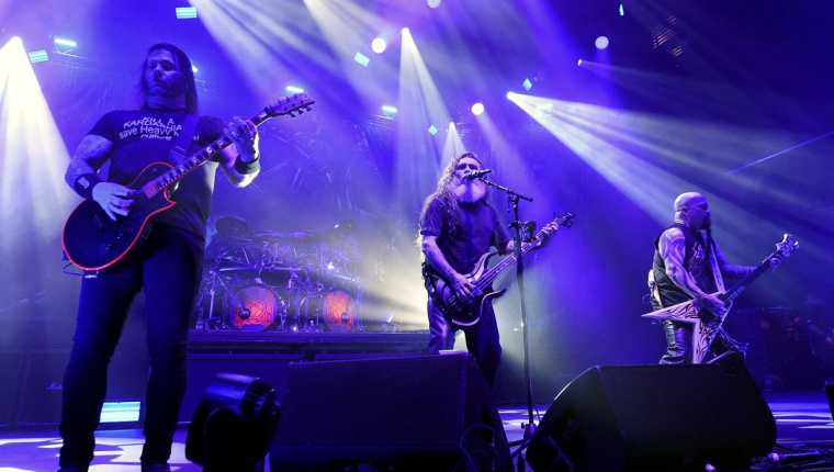 Slayer es una banda estadounidense de thrash metal que tiene más de tres décadas de trayectoria. (Foto Prensa Libre: AFP)