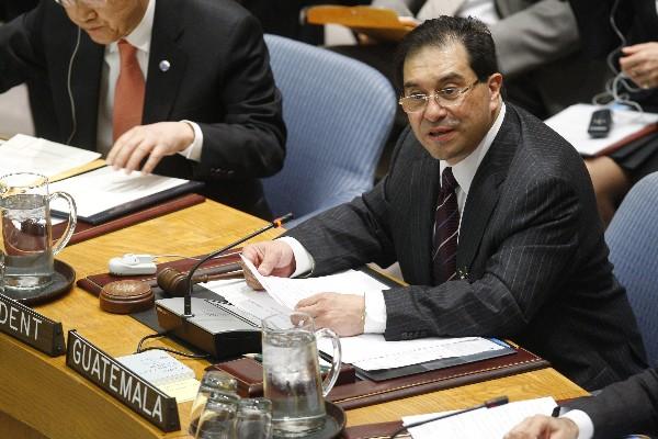 Ministro de Relaciones Exteriores, Harold Caballeros. (Foto Prensa Libre: Archivo)
