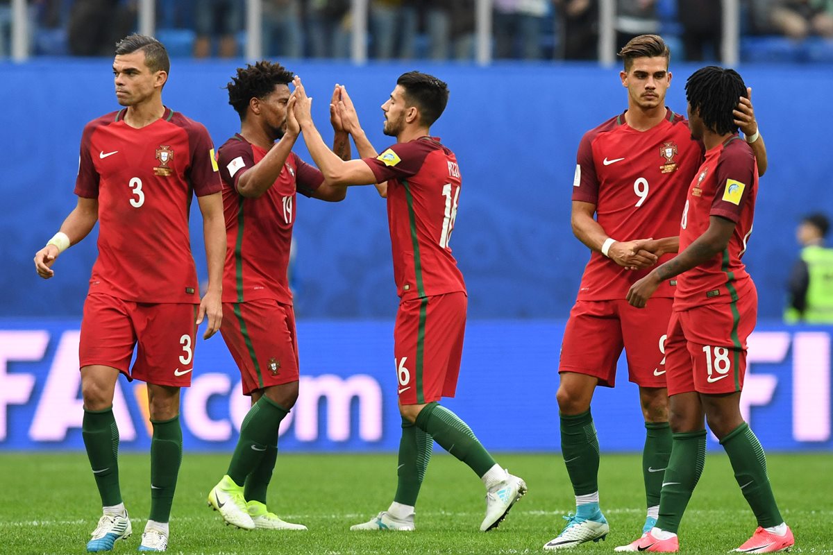 Los portugueses son campeones de Europa y ahora buscan hacer historia en la Confederaciones. (Foto Prensa Libre: AFP)