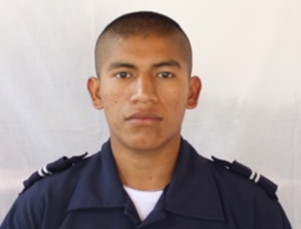 Agente que fue hallado sin vida en San Andrés Villa Seca, Retalhuleu. (Foto Prensa Libre: