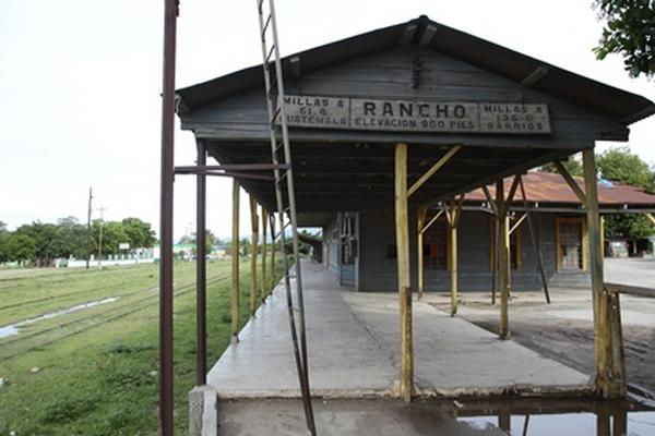 Antiguas instalaciones de la estación del tren. (Foto Prensa Libre Álvaro Interiano)