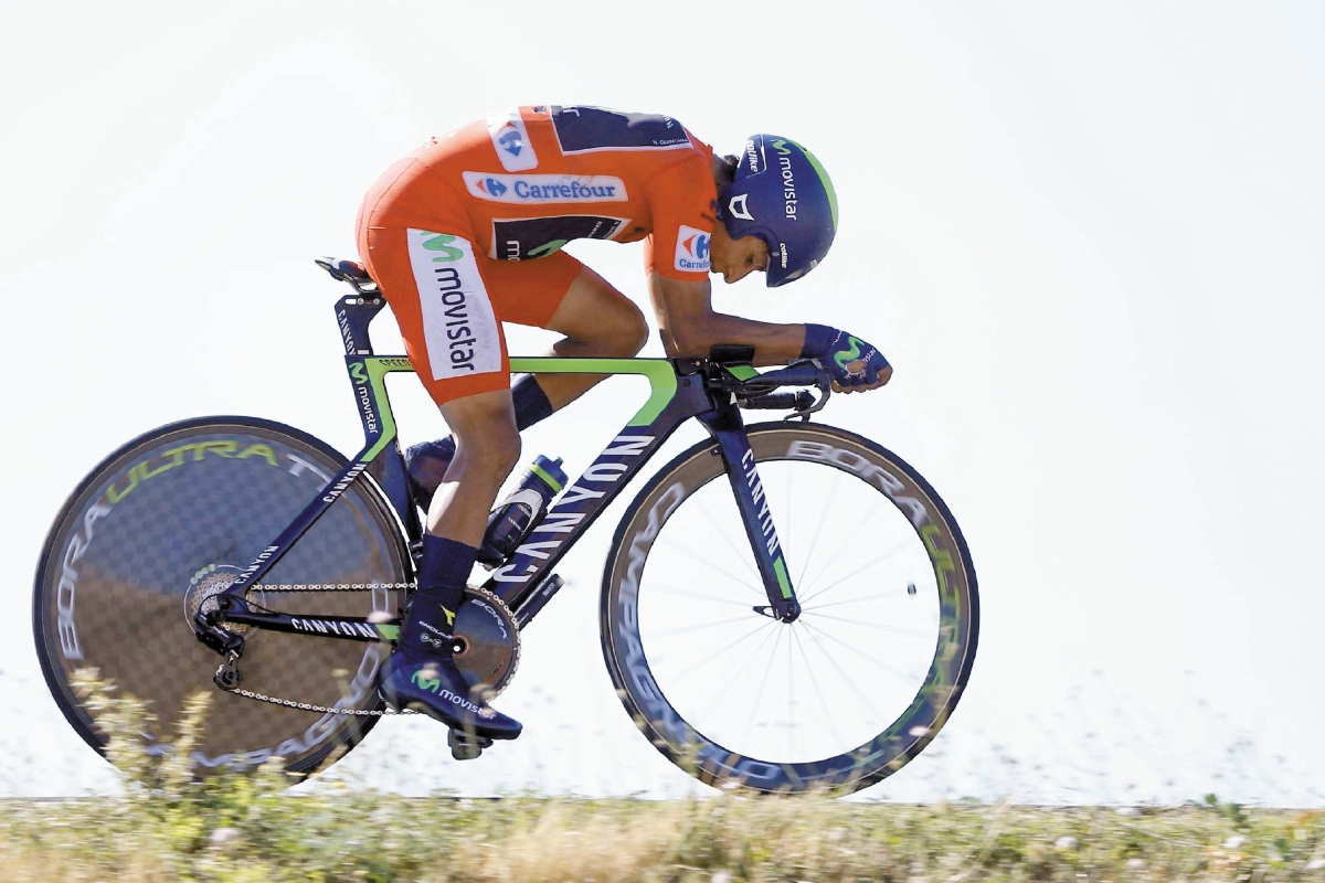El colombiano Nairo Quintana se siente motivado por su regreso a las competencias. (Foto Prensa Libre: EFE)