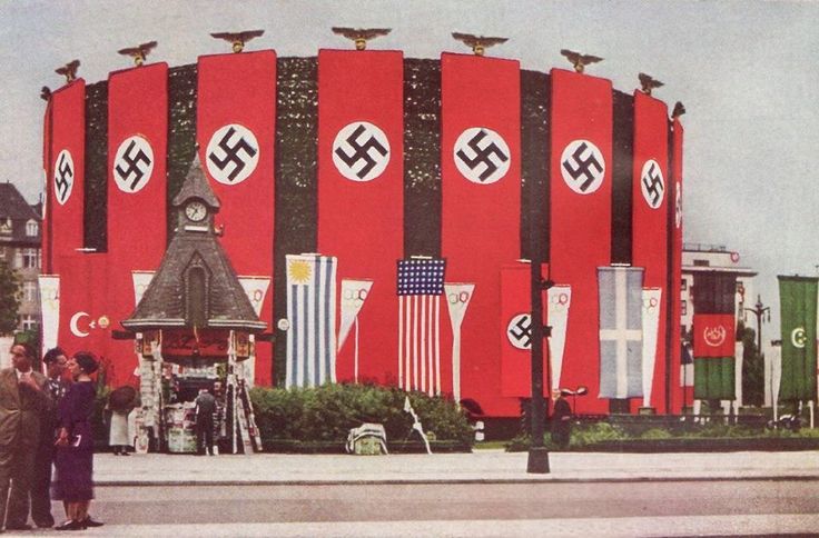 Las Olimpiadas de Berlín en 1936 fueron utilizadas por los Nazis para su propaganda. (Foto: Pinterest)