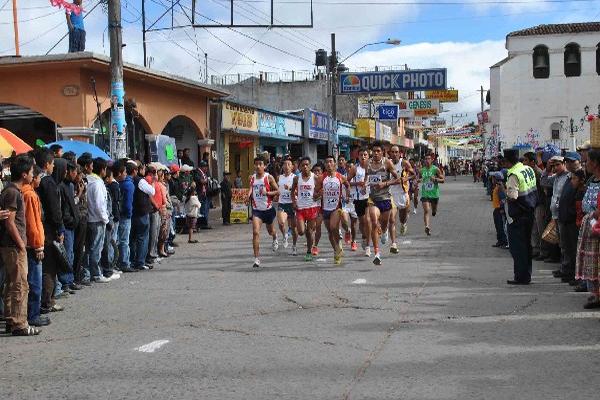 Actividad atlética anterior en Tecpán Guatemala, Chimaltenango.