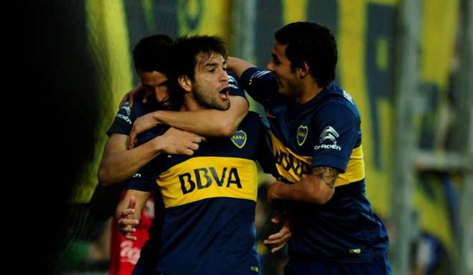 Los jugadores de Boca Juniors celebran el pase a la final. (Foto Prensa Libre: Cortesía CABJ)