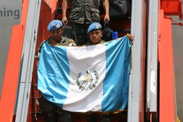 El contingente militar de Guatemala en el Congo será relevado en mayo próximo. (Foto Prensa Libre: Archivo)<br _mce_bogus="1"/>