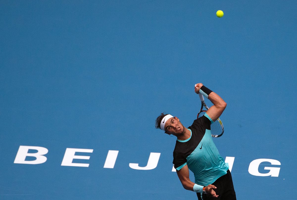 Nadal sigue con buen ritmo en el Torneo Abierto de Tenis de Pekín. (Foto Prensa Libre: AP)
