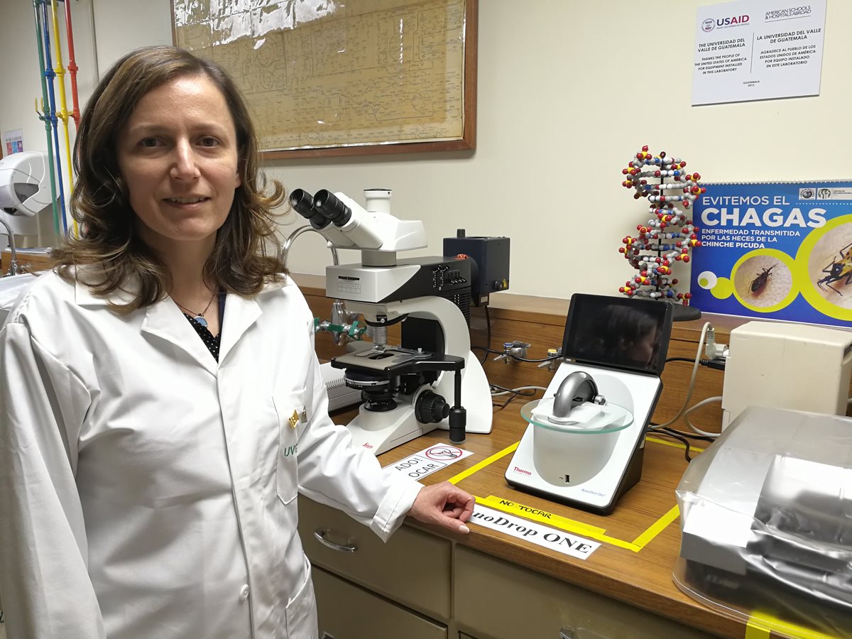 Pennington es doctora en microbiología y está al frente del Centro de Estudios en Biotecnología. (Foto Prensa Libre: José Luis Escobar).