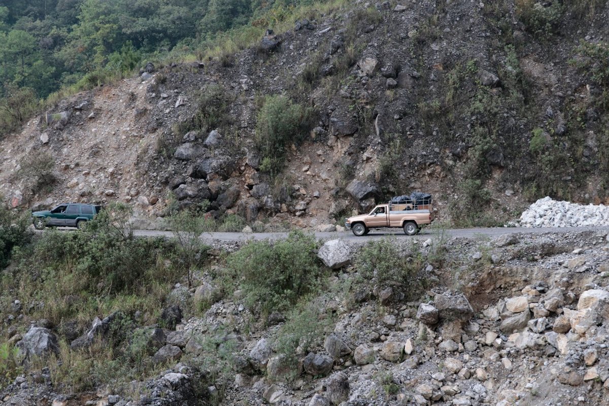 Cerro donde ocurrió la tragedia. (Foto Prensa Libre: Eduardo Sam).