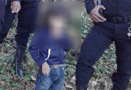 Niño fue localizado este jueves en Villa Canales. (Foto Prensa Libre: Tomada del Facebook PMT Villa Canales).
