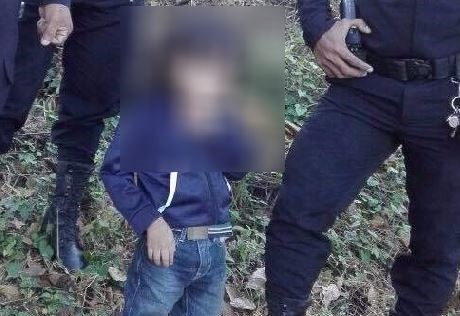 Niño sobrevive una noche a la intemperie en una área boscosa de Villa Canales